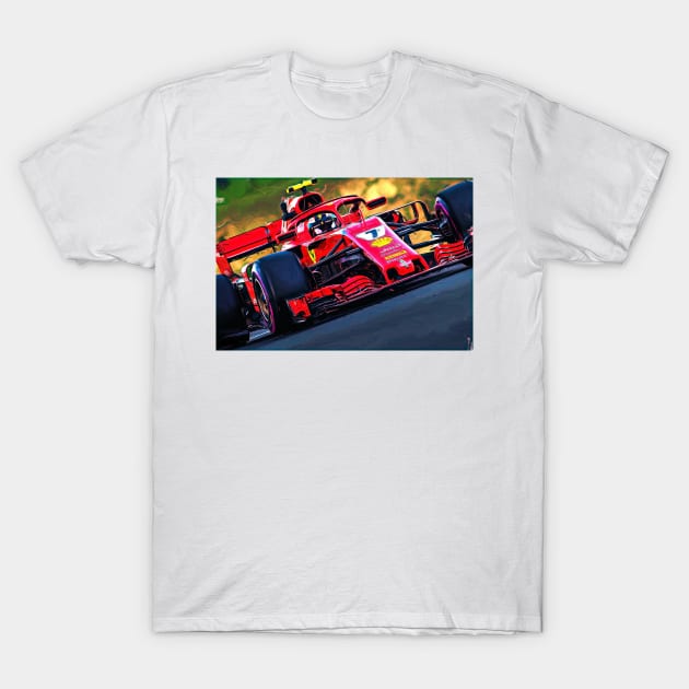 Iceman Kimi 2018 T-Shirt by DeVerviers